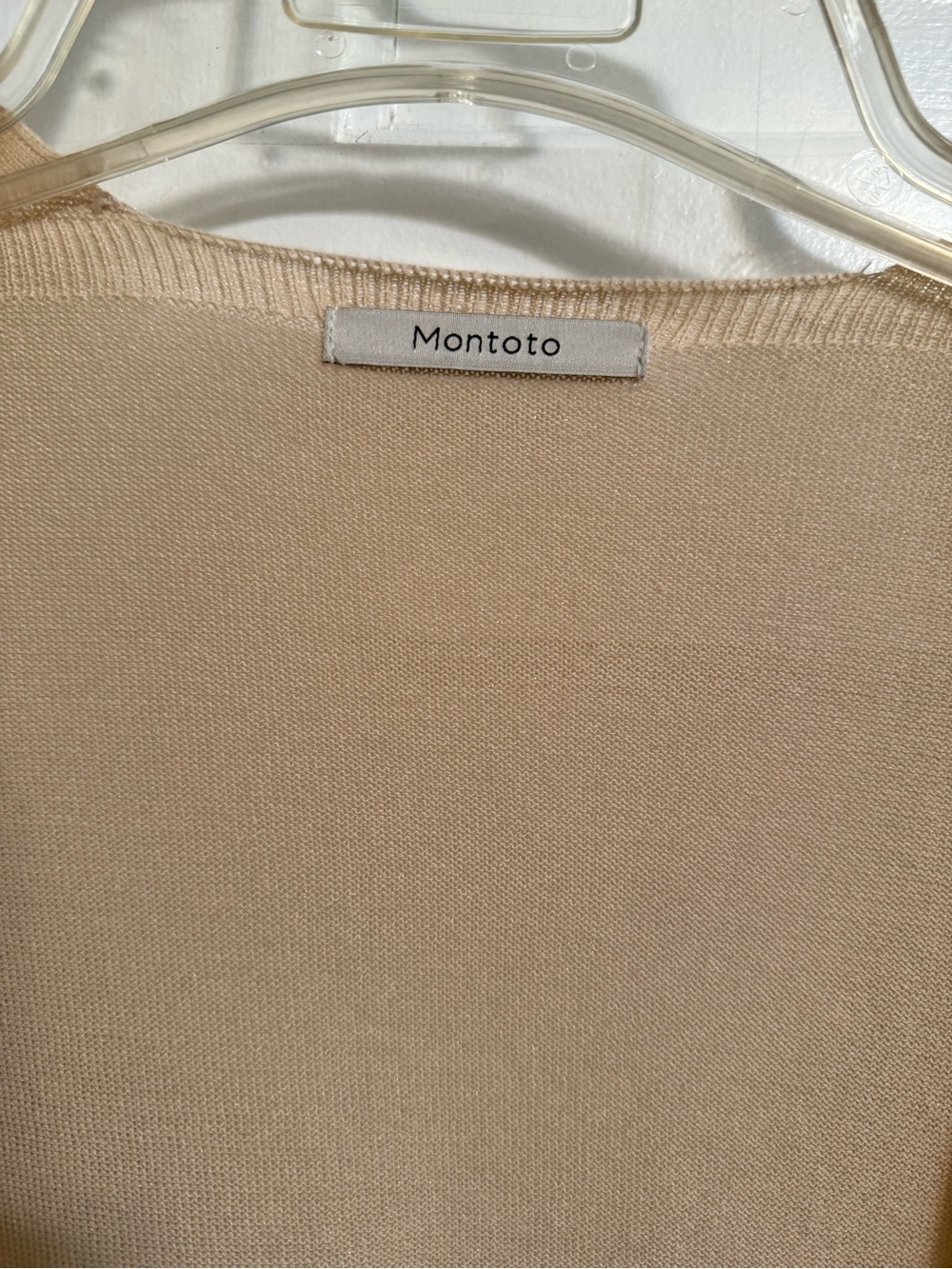 Women's Crewneck Sweater in Light Beige